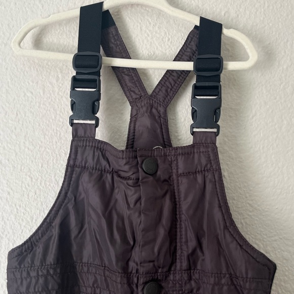 Gap Baby Insulated Snow Suit Overalls Buckle Stretch Straps Fleece Lined 3T - Picture 3 of 9